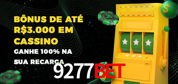 9277Bet melhor bônus de depósito